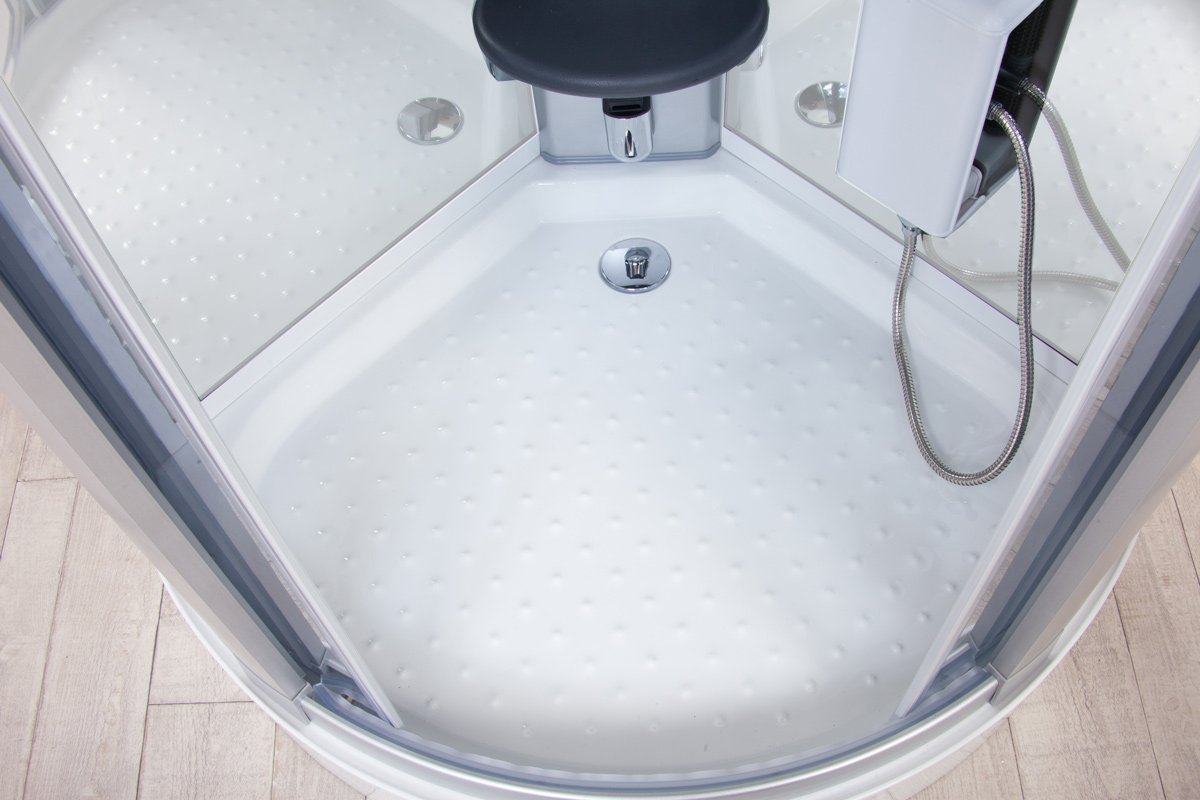 Box Doccia Idromassaggio White Eden 80x80cm Multifunzione