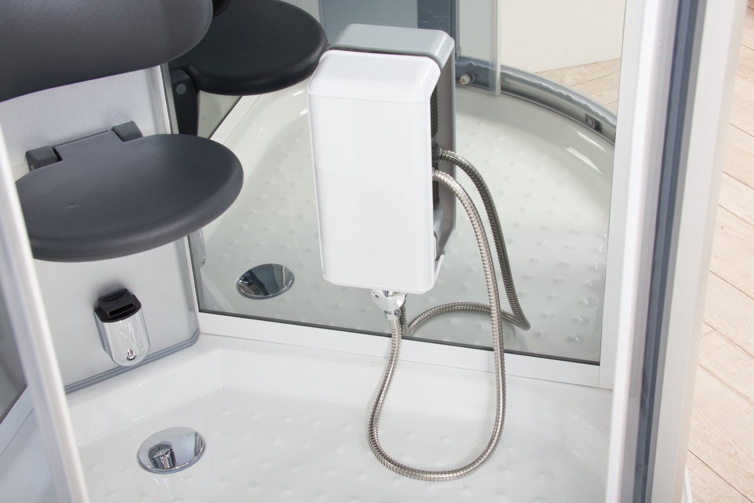 Box Doccia Idromassaggio White Eden 80x80cm Multifunzione