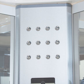 Box Doccia Idromassaggio White Eden 95x95cm Multifunzione