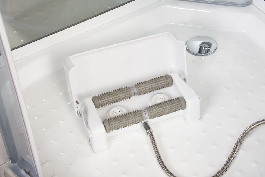 Box Doccia Idromassaggio White Eden 95x95cm Multifunzione