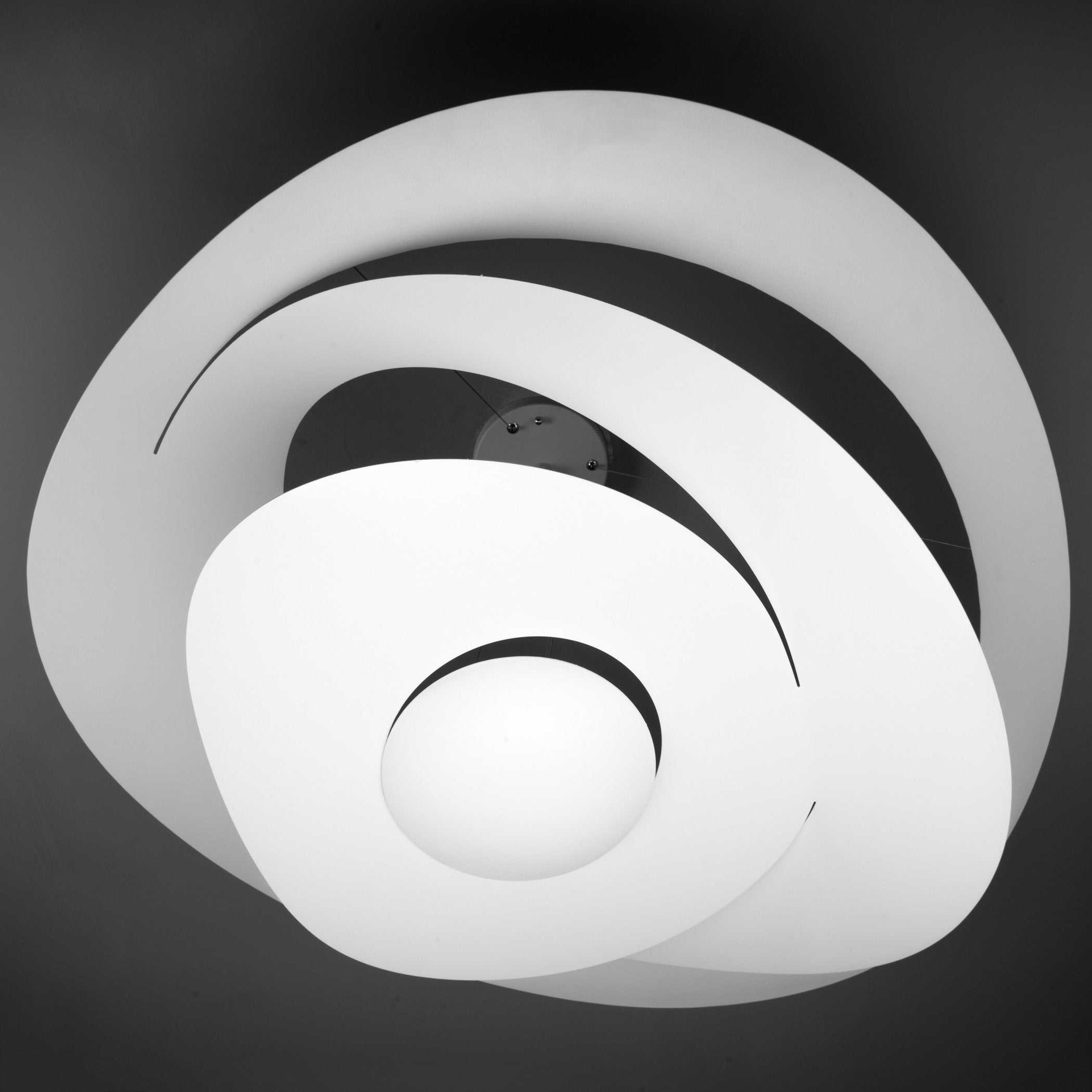 Lampadario Moderno Space Design color Bianco 100cm in Metallo