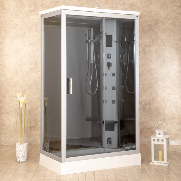 Doccia Air Plus 70x120 Destro Idromassaggio Sauna, Bagno Turco e Ozono