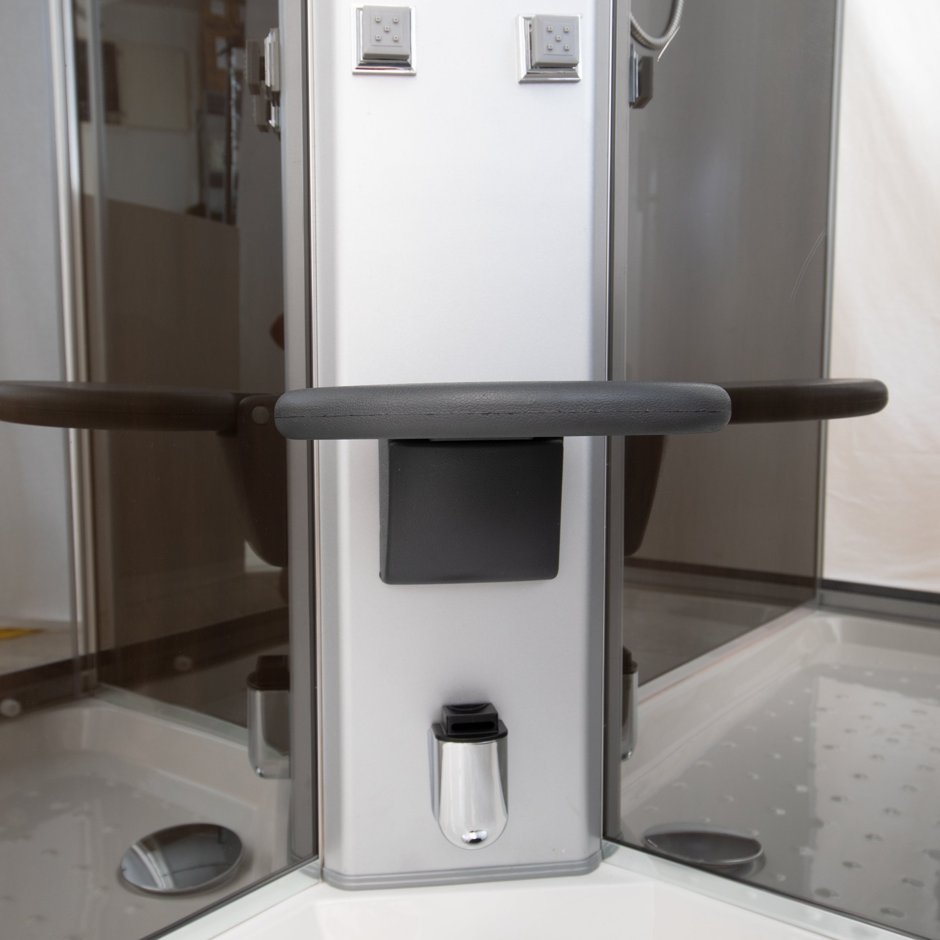 Doccia Air Plus 70x120 Destro Idromassaggio Sauna, Bagno Turco e Ozono