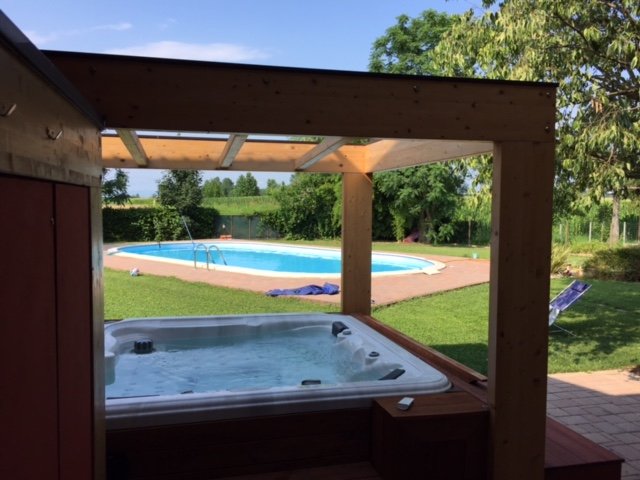 Minipiscina Vasca Idromassaggio SPA Zen Eco da Esterno 220x220x94 cm