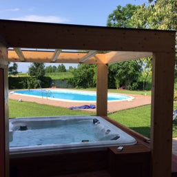 Minipiscina Vasca Idromassaggio SPA Zen Eco da Esterno 220x220x94 cm