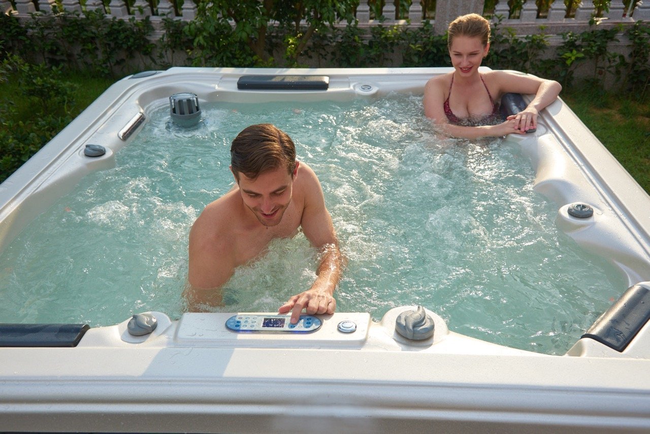 Minipiscina Vasca Idromassaggio SPA Zen Eco da Esterno 220x220x94 cm