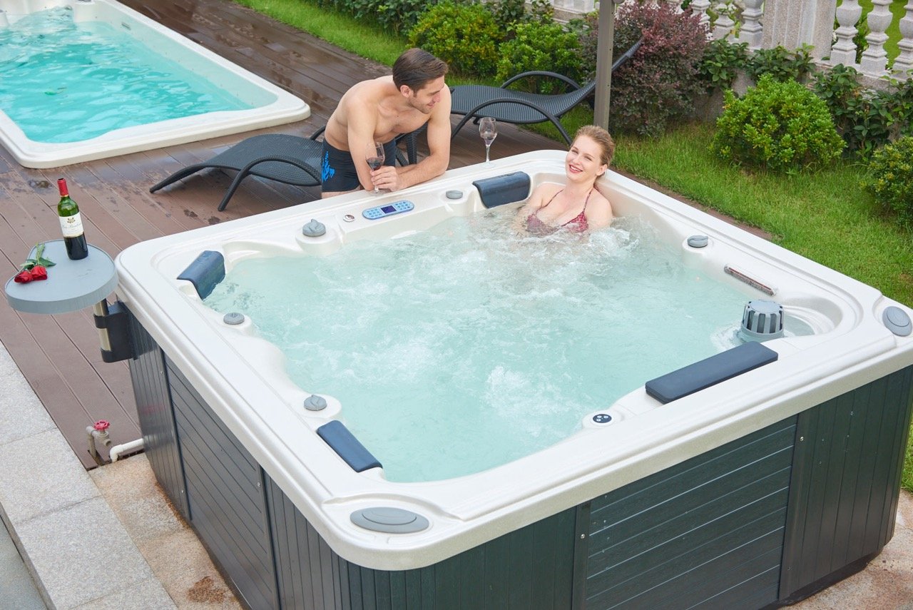 Minipiscina Vasca Idromassaggio SPA Zen Eco da Esterno 220x220x94 cm