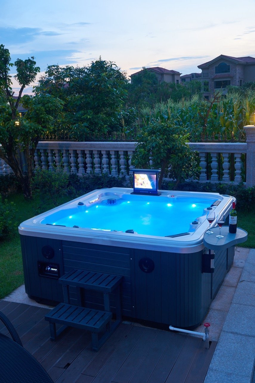 Minipiscina Vasca Idromassaggio SPA Zen Eco da Esterno 220x220x94 cm