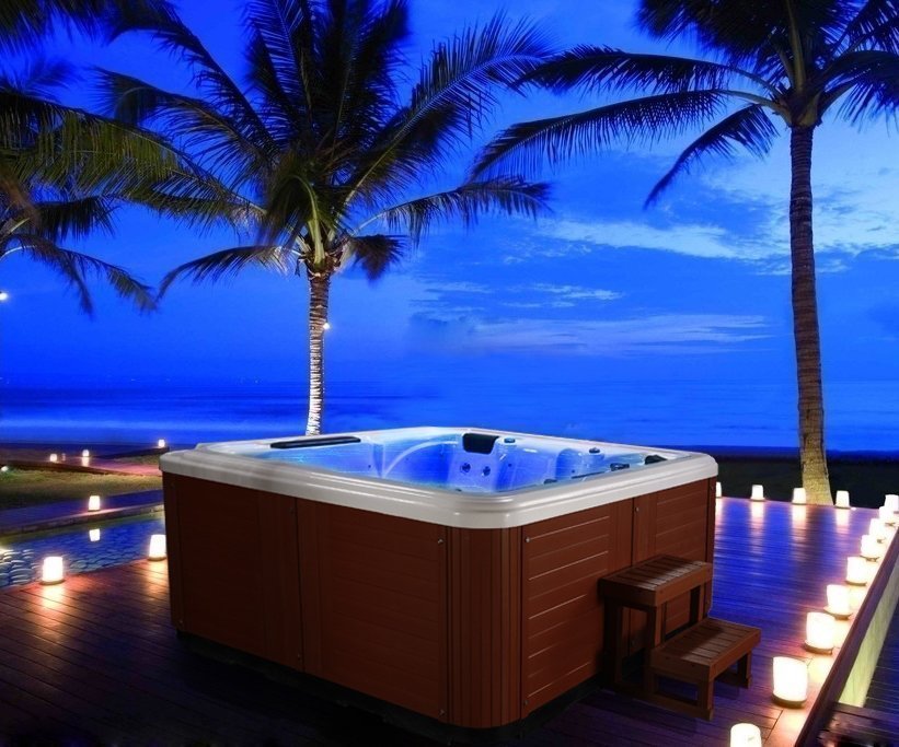 Minipiscina Vasca Idromassaggio SPA Zen Eco da Esterno 220x220x94 cm