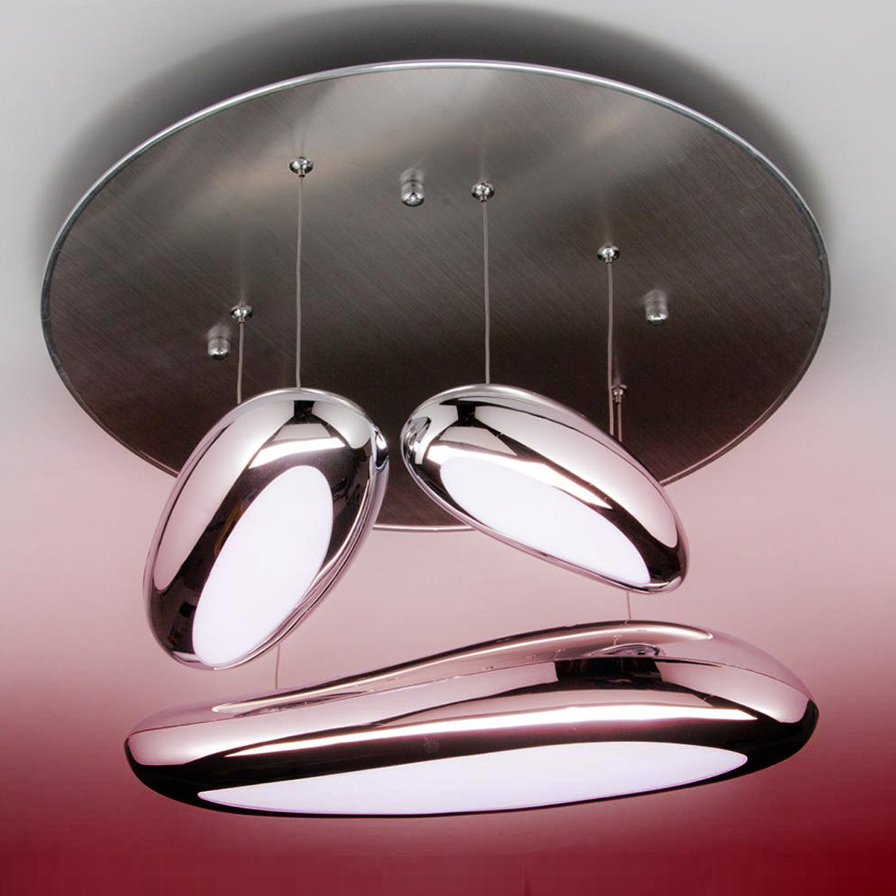 Lampadario a Led Drop Design 3B Luce Calda, Fredda e Multicolor