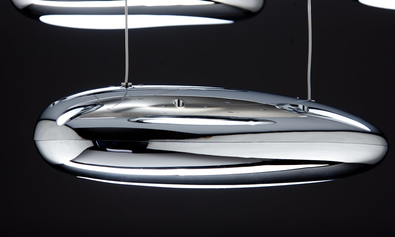 Lampadario Moderno a Led Drop Design 5B Luce Fredda, Calda e Multicolor