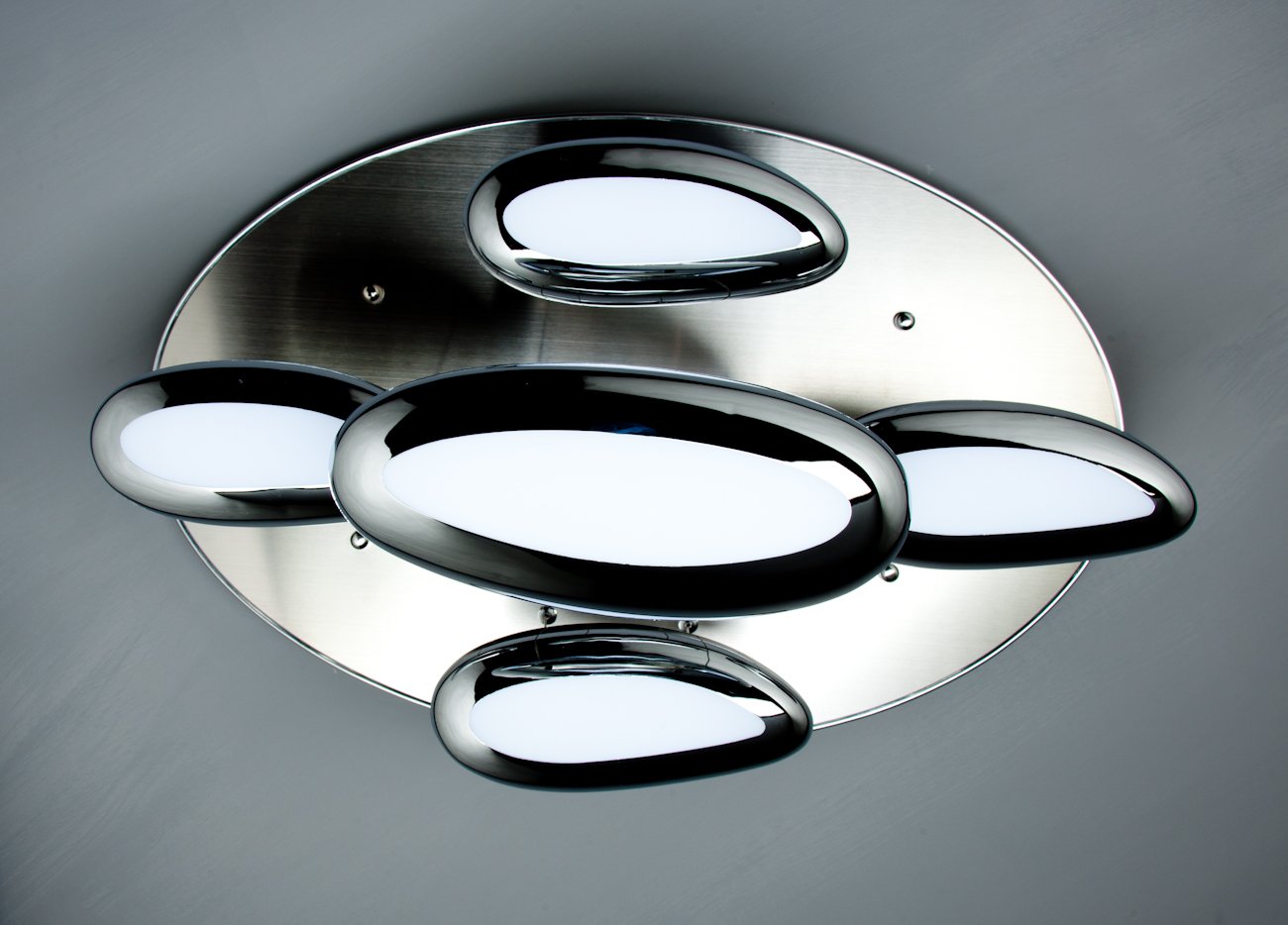 Lampadario Moderno a Led Drop Design 5B Luce Fredda, Calda e Multicolor