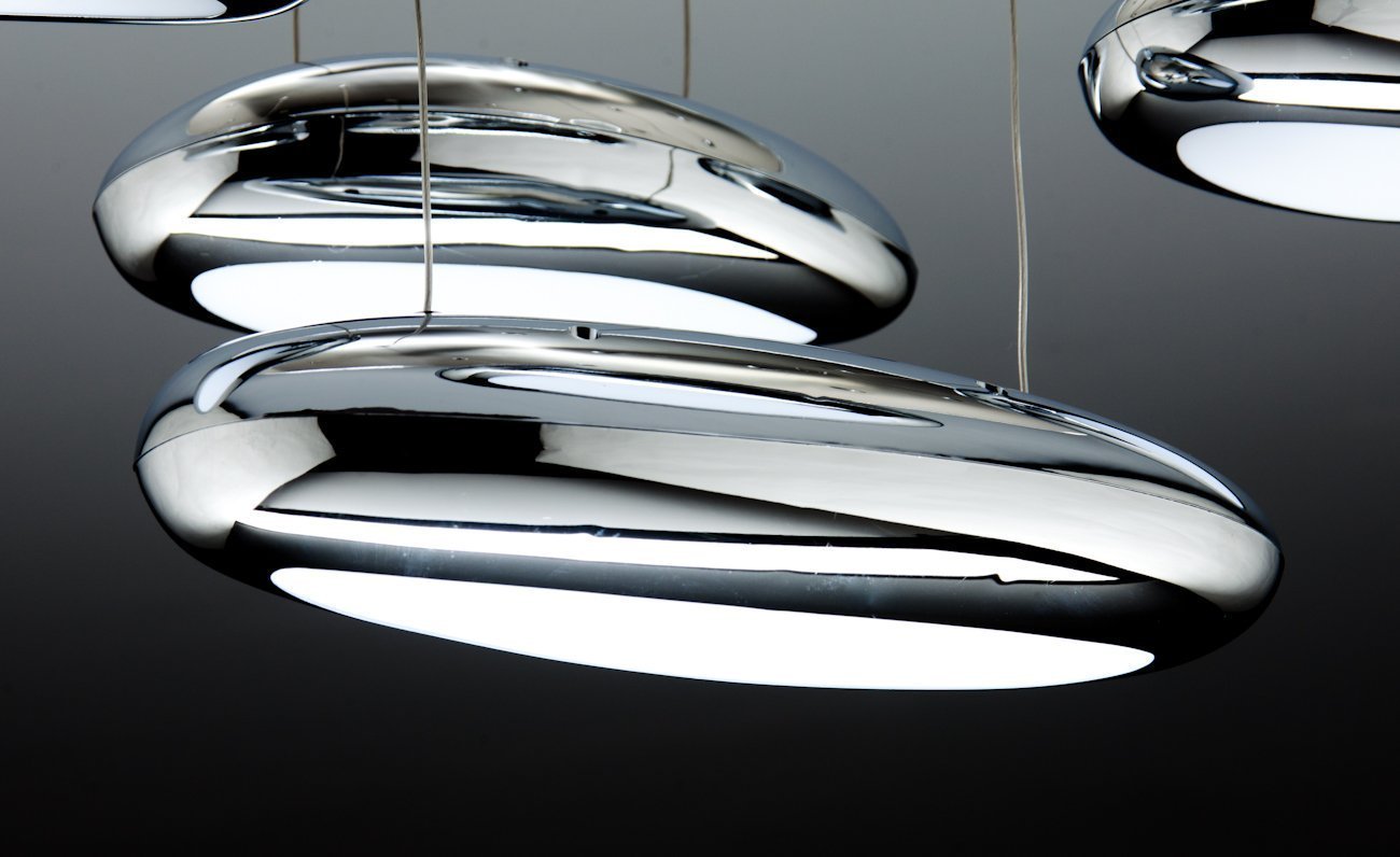 Lampadario Moderno a Led Drop Design 5B Luce Fredda, Calda e Multicolor