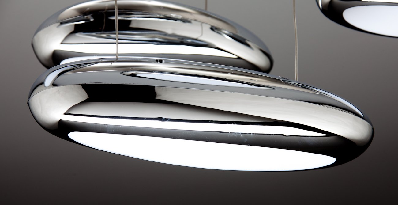 Lampadario Moderno a Led Drop Design 5B Luce Fredda, Calda e Multicolor