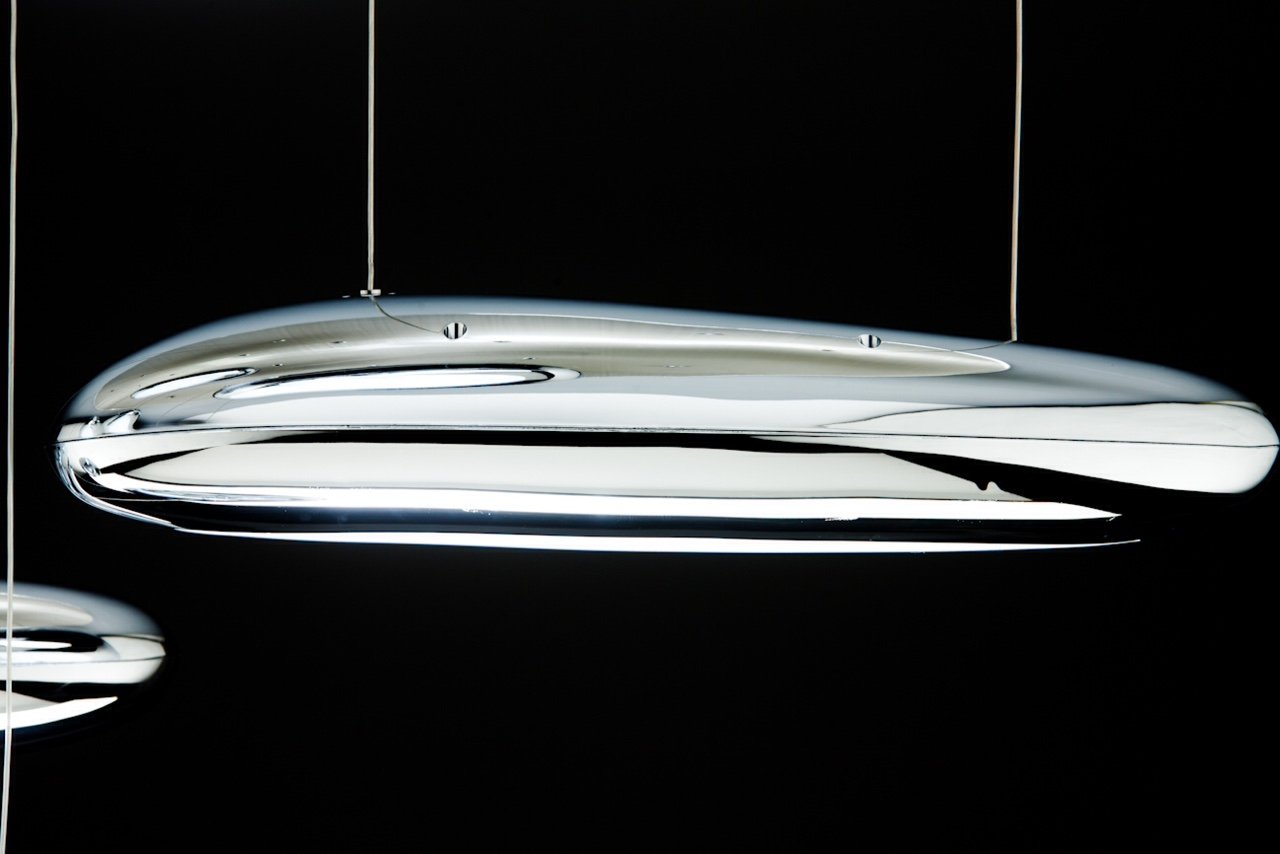 Lampadario Moderno a Led Drop Design 10B luce Calda, Fredda e Multicolore