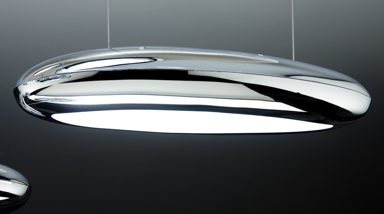 Lampadario Moderno a Led Drop Design 10B luce Calda, Fredda e Multicolore