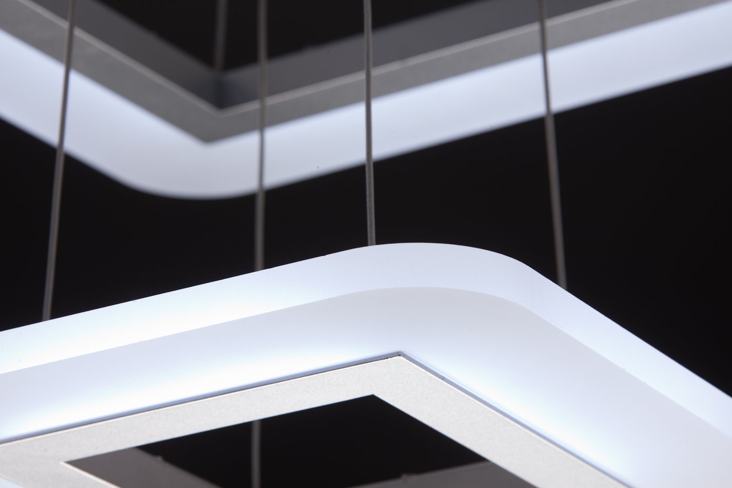 Lampadario a Sospensione Led Square 3T Luce Calda, Fredda, e Multicolor