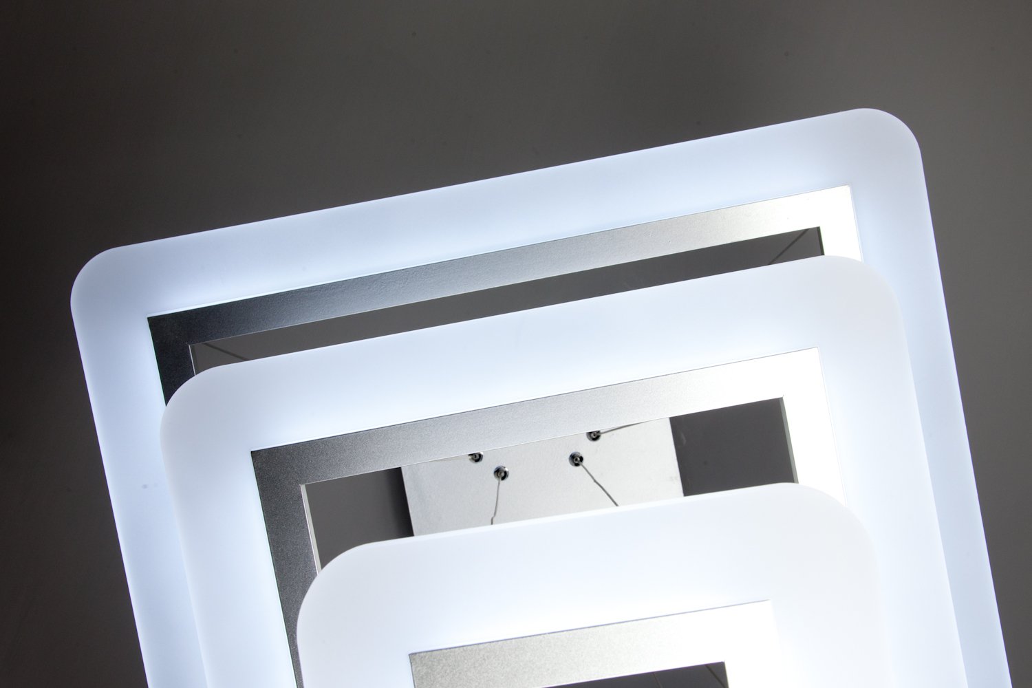 Lampadario a Sospensione Led Square 3T Luce Calda, Fredda, e Multicolor