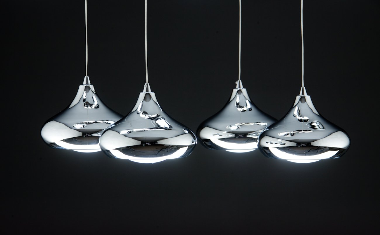 Lampadario a Sospensione Led Drop 7  Design Luce calda, Fredda e Multicolor