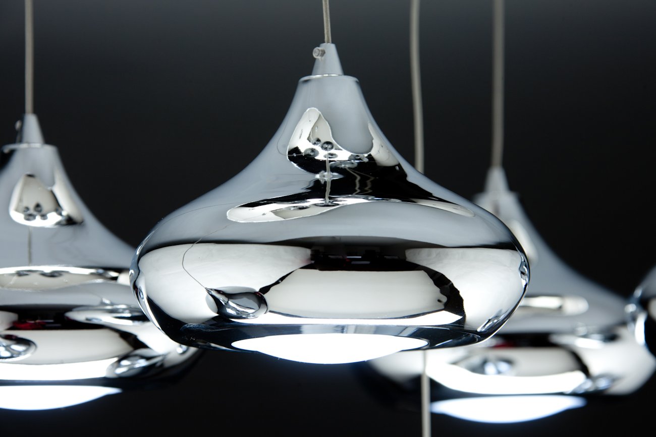 Lampadario a Sospensione Led Drop 7  Design Luce calda, Fredda e Multicolor