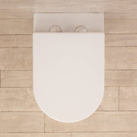 WC Filo Parete Vortix Sedile e Copri vaso Senza Brida L36.5xP56xA41cm