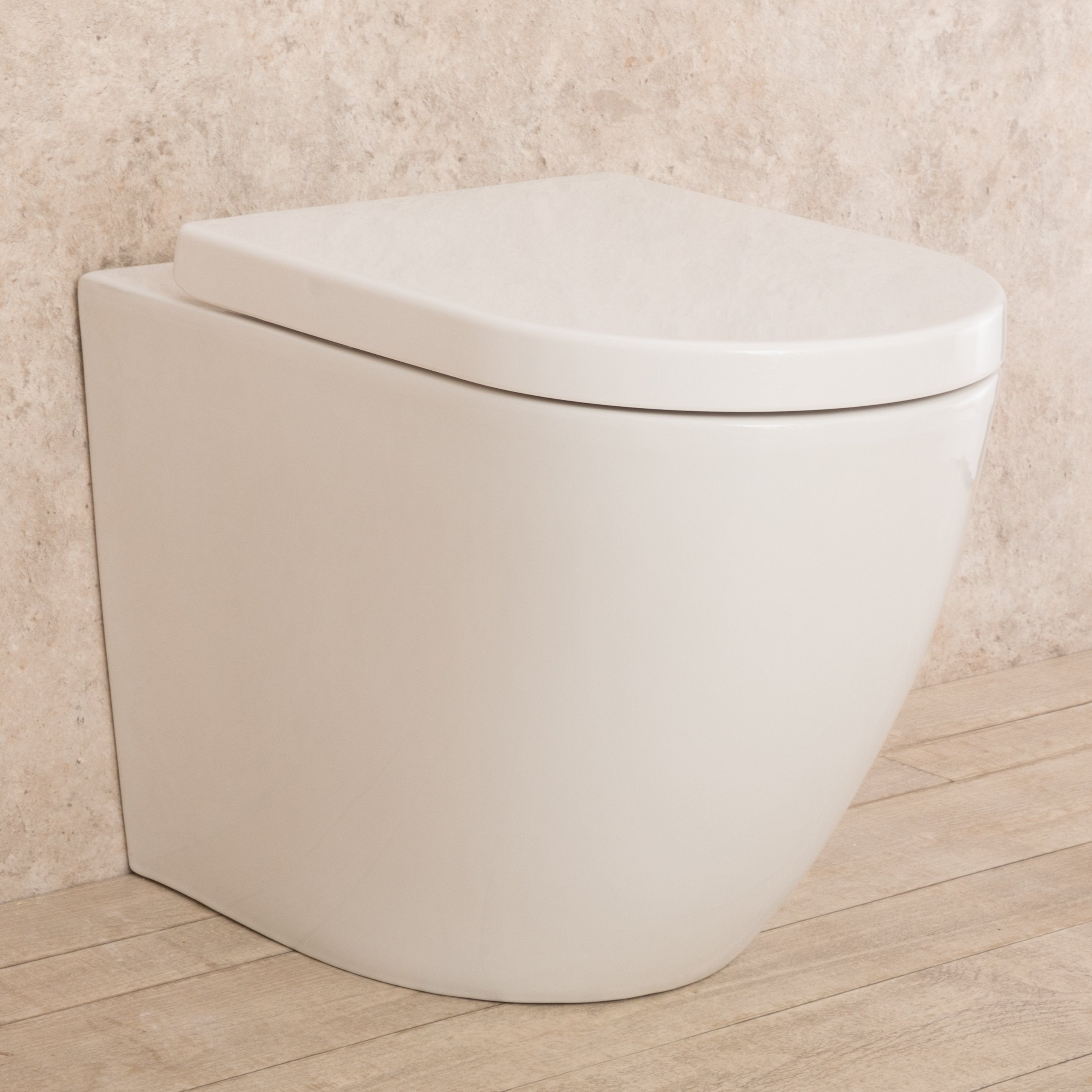 WC Filo Parete Vortix Sedile e Copri vaso Senza Brida L36.5xP56xA41cm