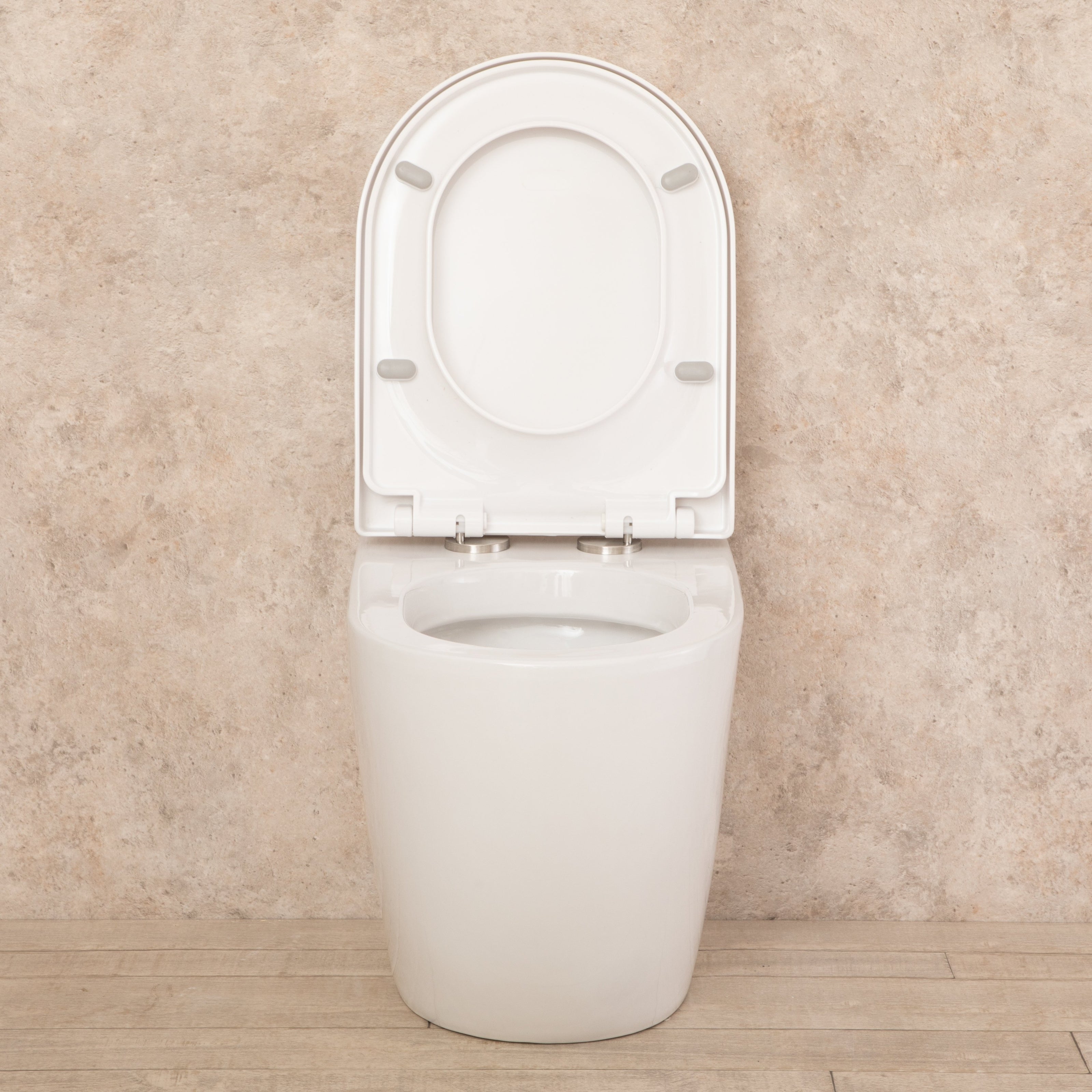 WC Filo Parete Vortix Sedile e Copri vaso Senza Brida L36.5xP56xA41cm