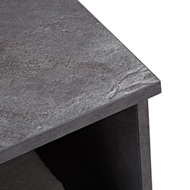 Set Mobile Arredo Bagno London Stone  Bianco Grigio 100