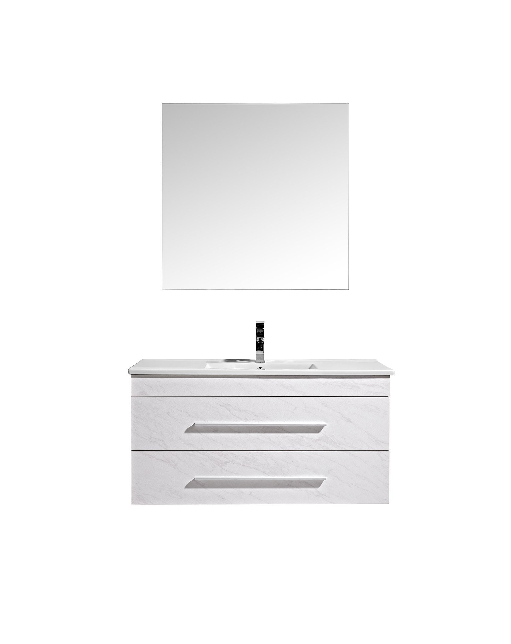 Set Mobile Arredo Bagno Urban Stone Bianco 100cm