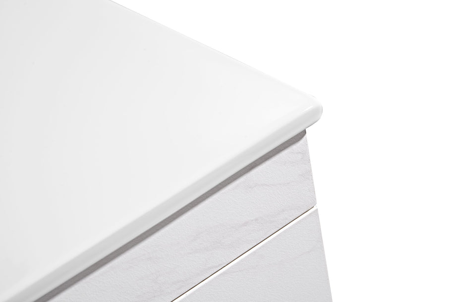 Set Mobile Arredo Bagno Urban Stone Bianco 100cm