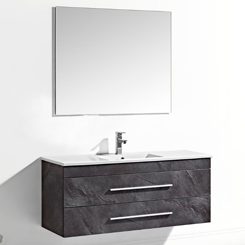 Set Mobile Arredo Bagno Urban Stone Grigio antracite 120cm