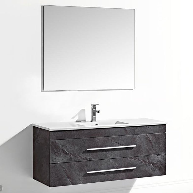 Set Mobile Arredo Bagno Urban Stone Grigio antracite 120cm