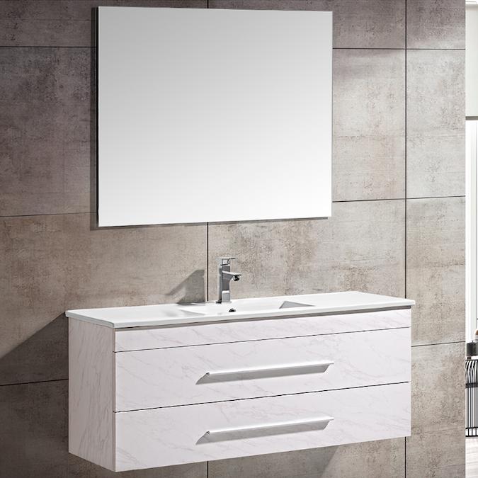 Set Mobile Arredo Bagno Urban Stone Bianco 120