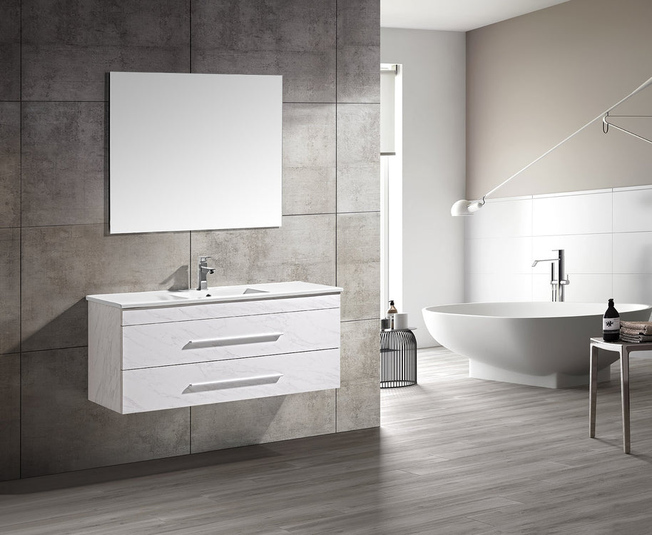 Set Mobile Arredo Bagno Urban Stone Bianco 120