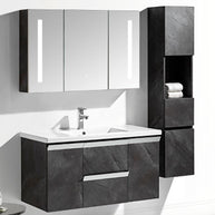 Set Mobile venice Stone Grigio Antracite 100cm + Colonna
