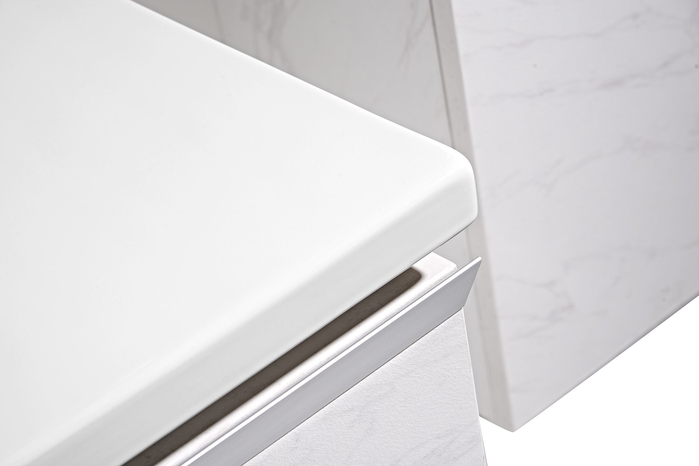 Set Mobile Arredo Bagno Venice Stone Bianco 100cm + Colonna