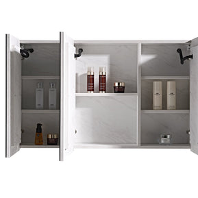 Set Mobile Arredo Bagno Venice Stone Bianco 100cm + Colonna