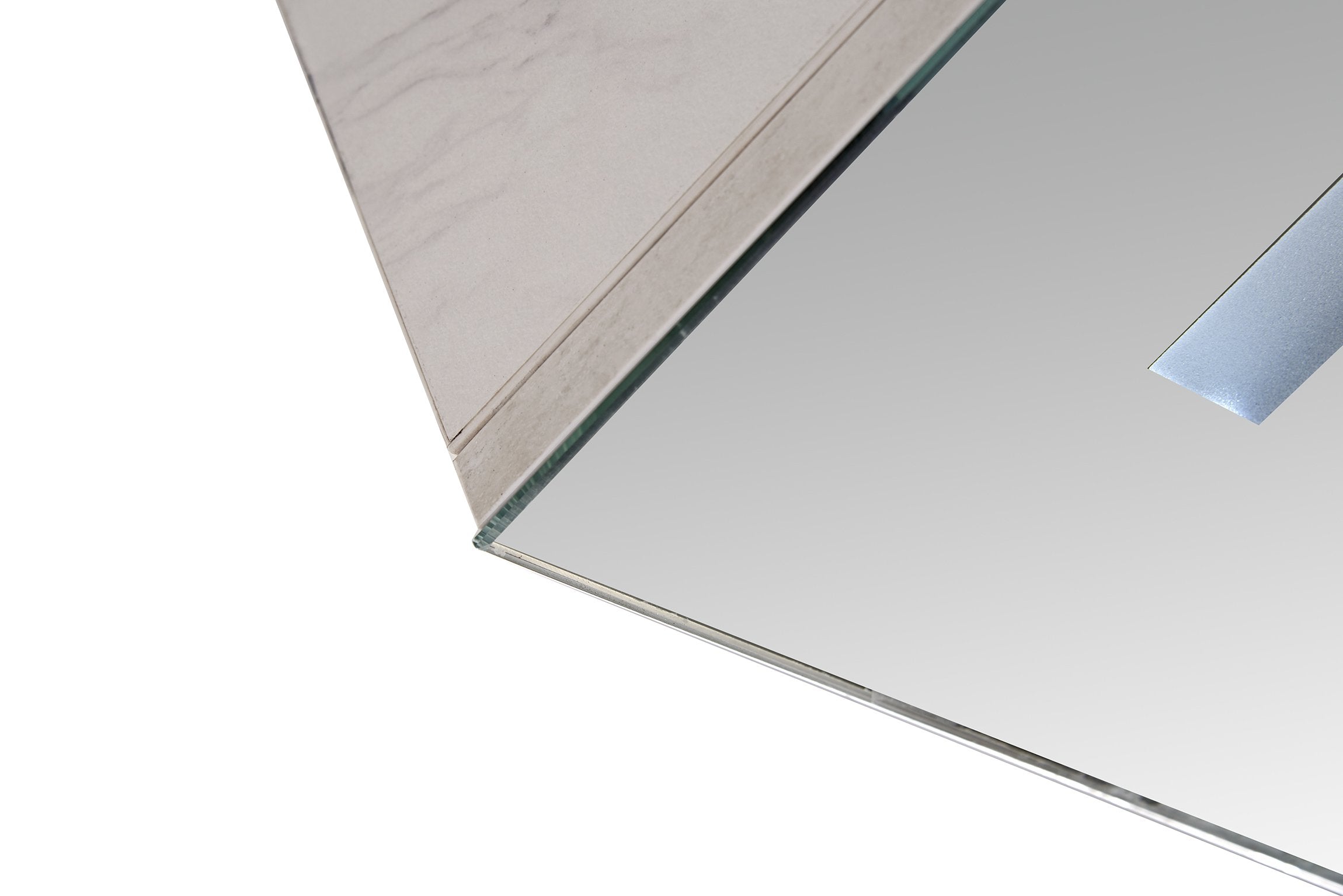 Set Mobile Arredo Bagno Venice Stone Bianco 100cm + Colonna