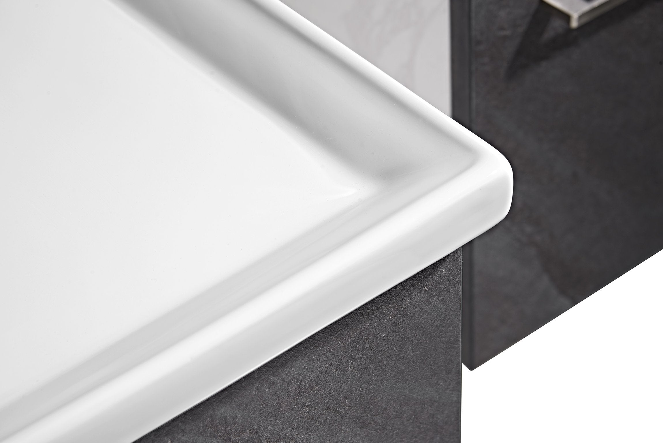 Set Mobile Arredo Bagno Istambul Stone Bianco 120 + Colonna