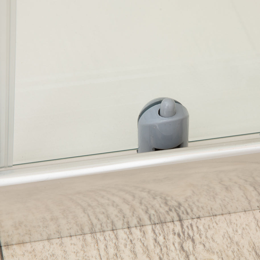 Cabina Box Doccia Vetri 6mm Trasparente Regolabile Reversibile 71x110