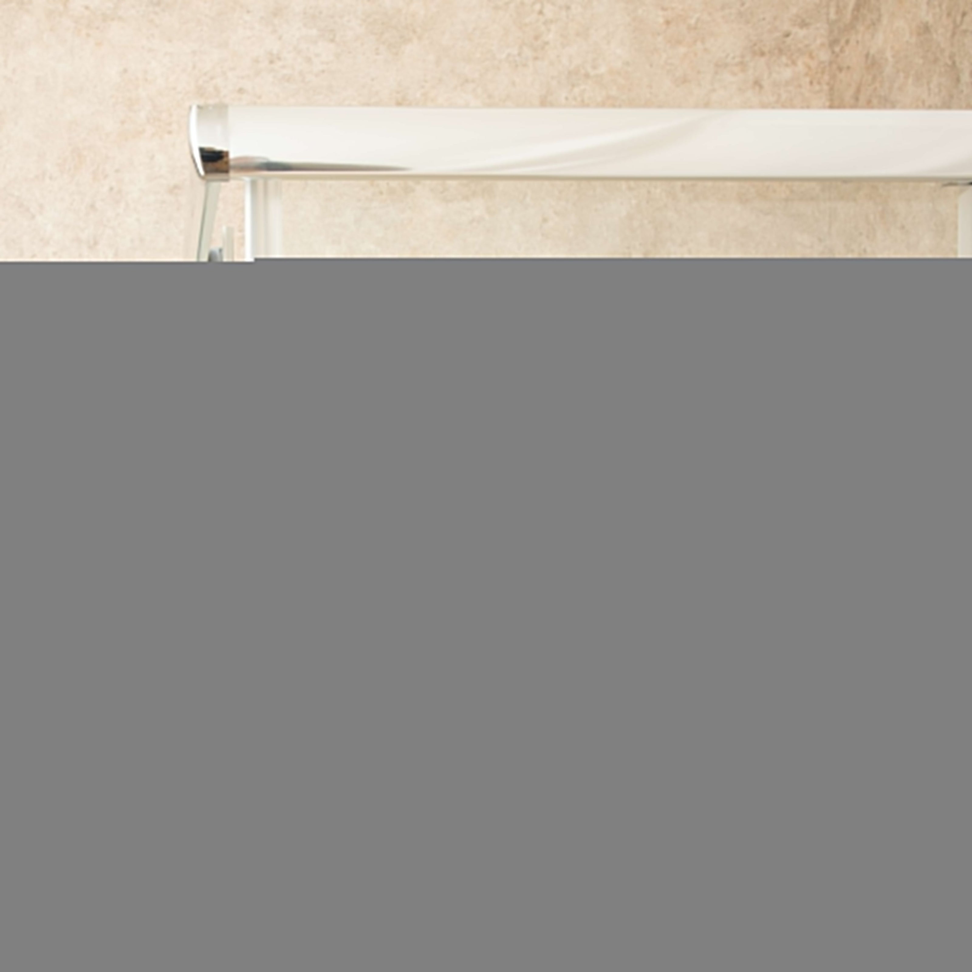 Cabina Doccia Regolabile Reversibile 73x115cm Vetro 6mm Trasparente