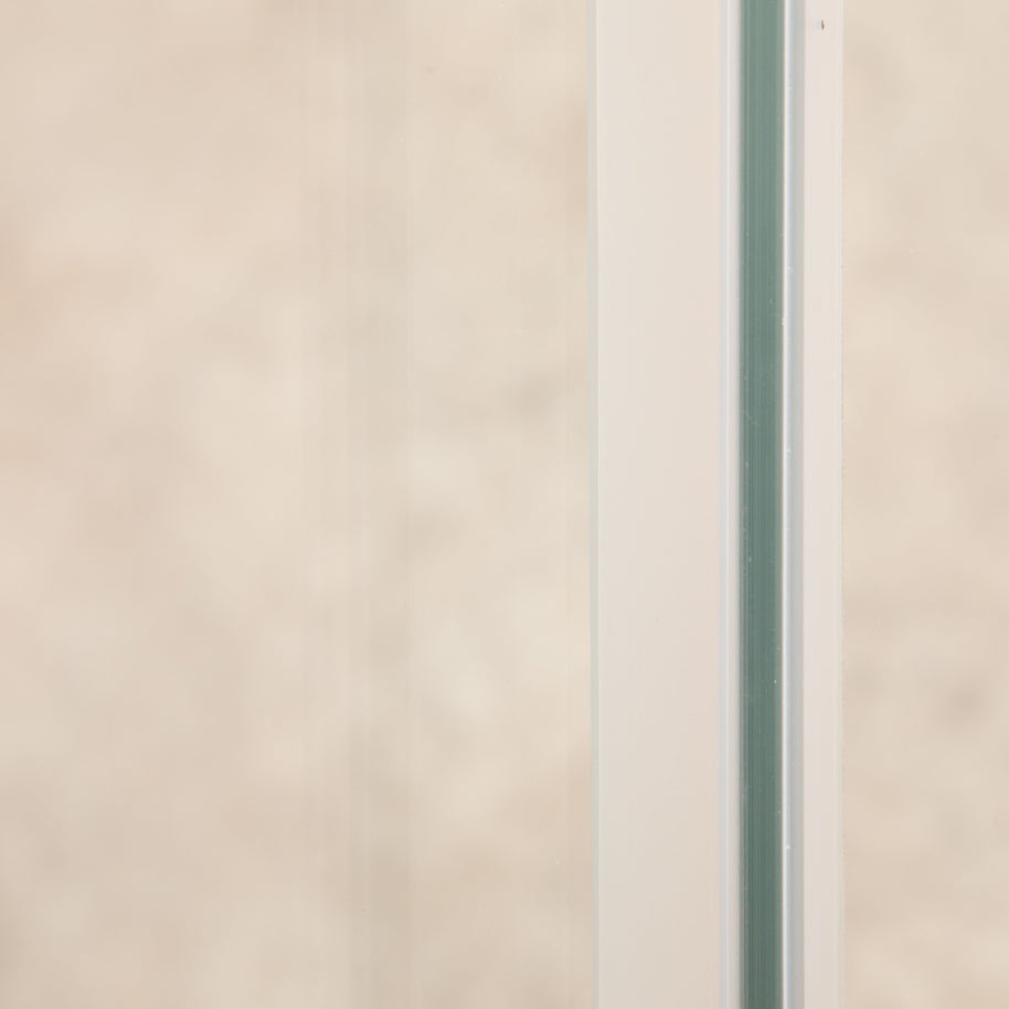 Cabina Doccia Regolabile Reversibile 78x109cm Vetro 6mm Trasparente