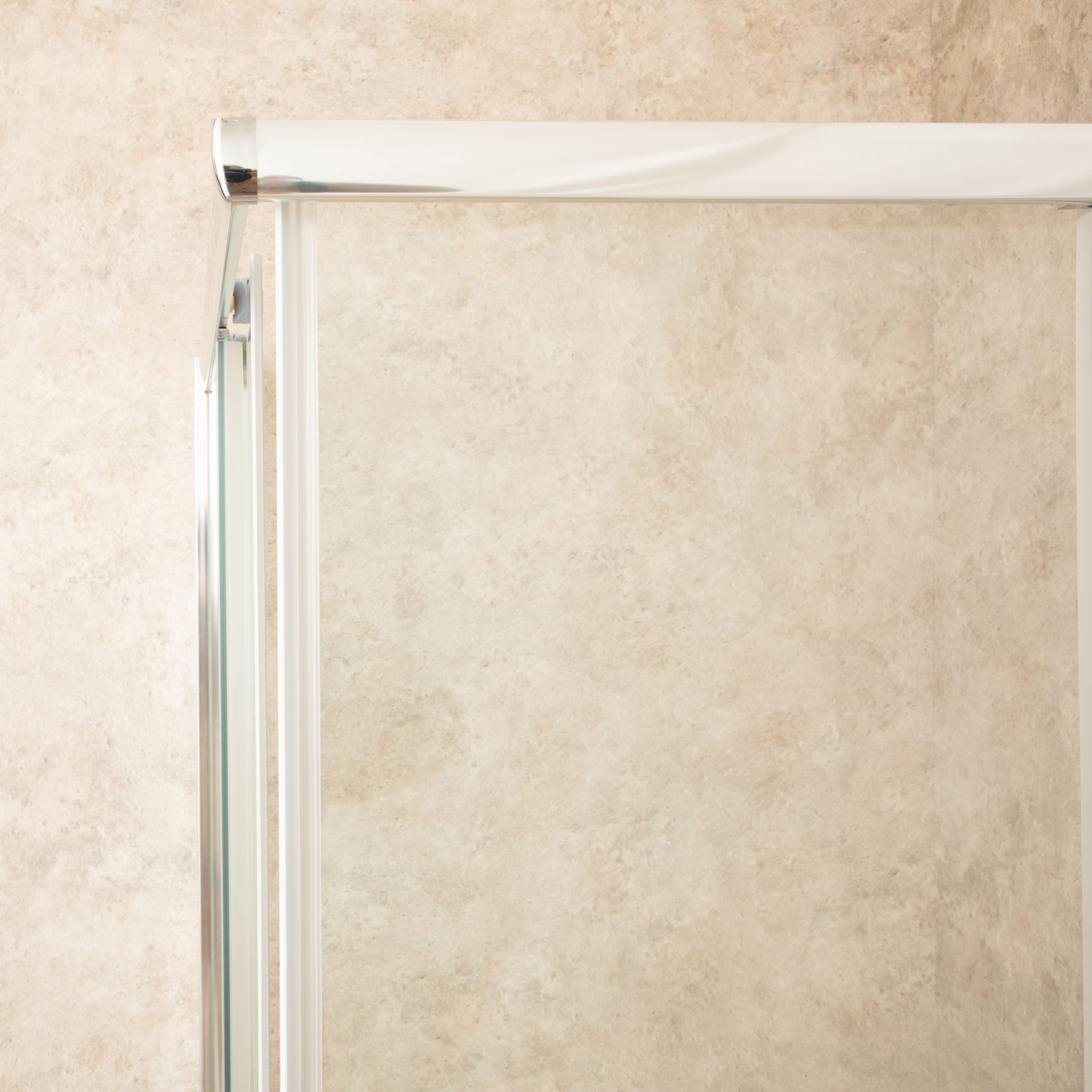 Cabina Doccia Regolabile Reversibile 82x108cm Vetro 6mm Trasparente