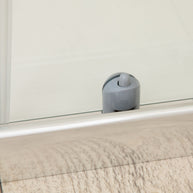 Cabina Doccia Regolabile Reversibile 87x102cm Vetro 6mm Trasparente