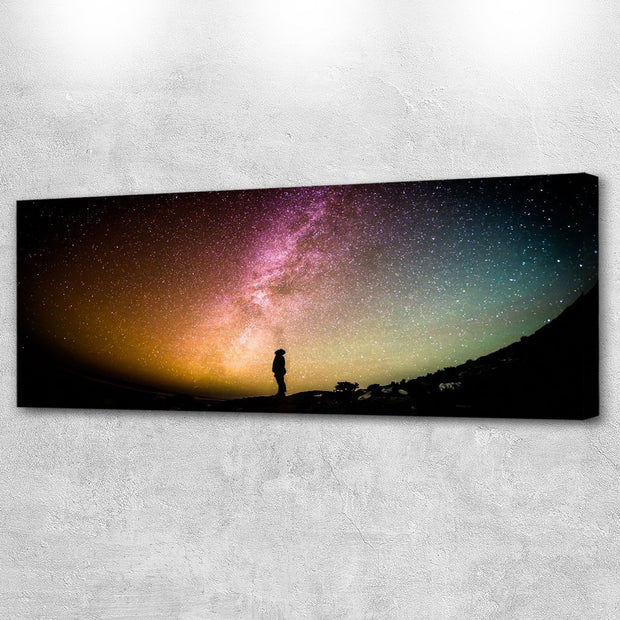 Stampa Quadro Canvas su Tela con luce a LED Lo spazio N122