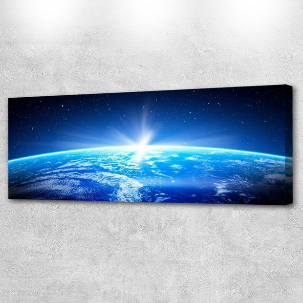 Stampa Quadro Canvas su Tela con luce a LED Panorama Spaziale N126