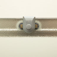 Doccia Regolabile 71x107cm Reversibile Vetri Satinati 6mm Telaio Alluminio