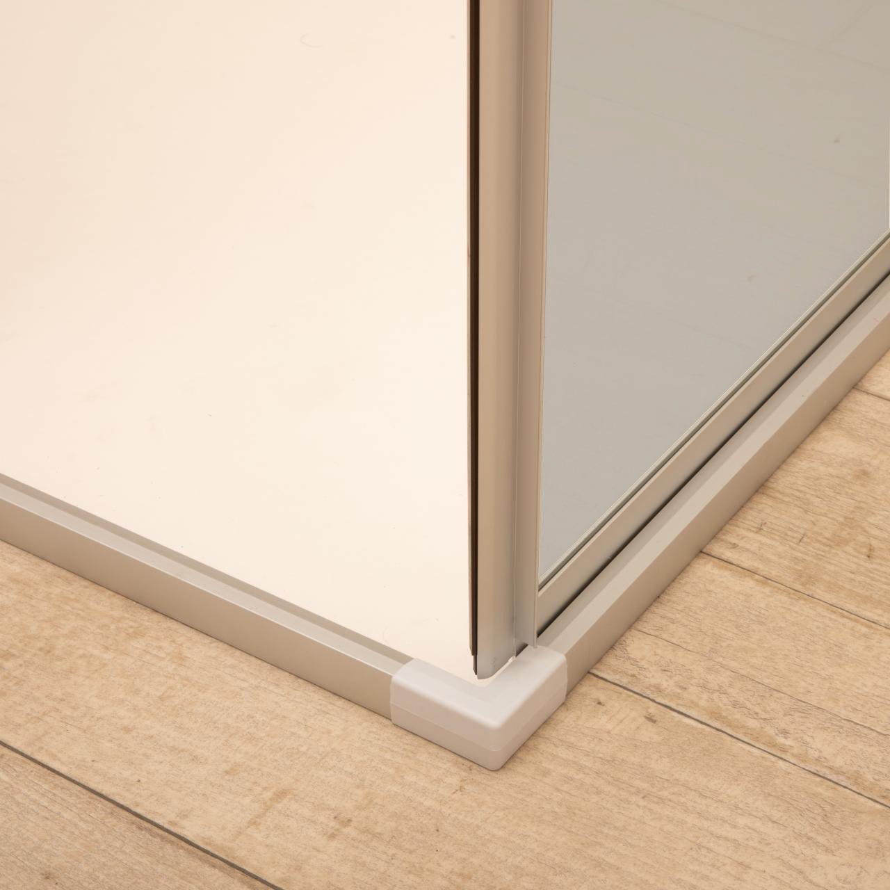 Box Doccia Regolabile Reversibile 82x88cm Vetro 6mm Fume' Angolare