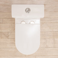 WC con Cassetta Esterna Vortix Senza Brida con Sedile e Copri Vaso L34xP61xA81cm