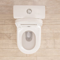 WC con Cassetta Esterna Vortix Senza Brida con Sedile e Copri Vaso L34xP61xA81cm